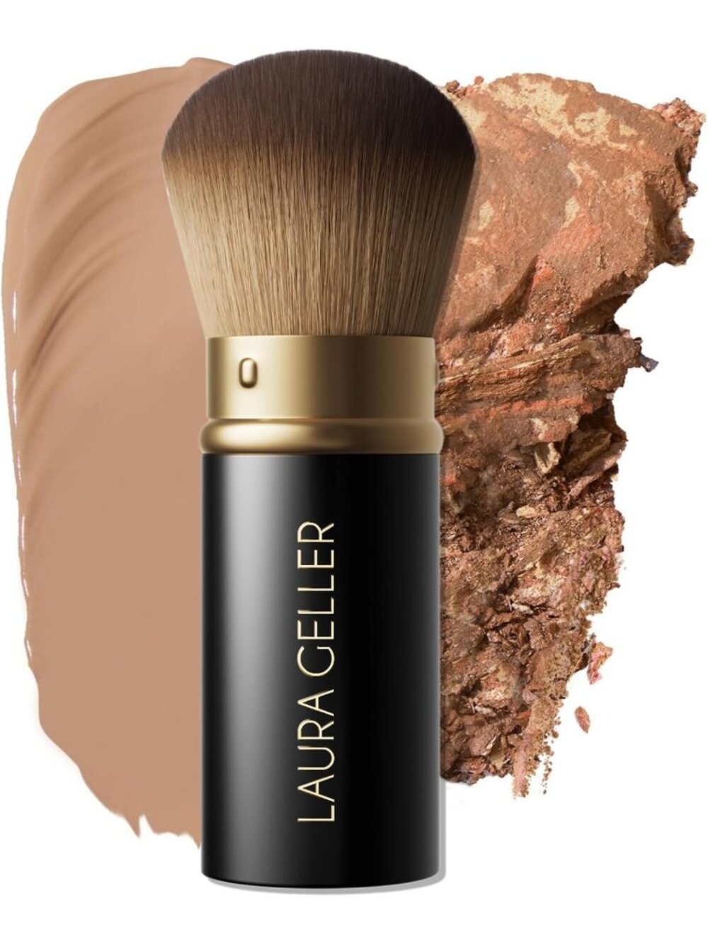 Retractable Airbrush Kabuki Makeup Brush - Flawless Finish, Soft Bristles